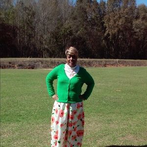 Vneck sweater button down